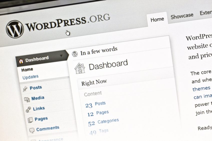 Wordpress Dashboard