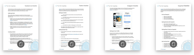 Free Social Media Guides and Checklists