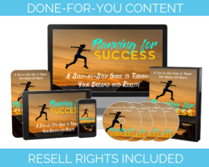 Planning for Success PLR Package