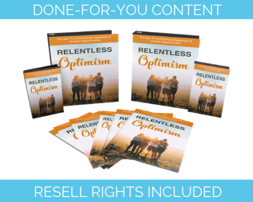 Relentless Optimism PLR Package