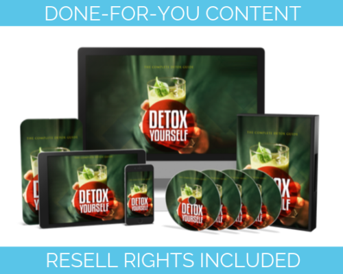 Detox Yourself PLR Content