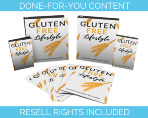 Gluten Free Lifestyle PLR Done For You Content