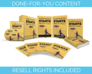 Happiness Starts with You PLR Package